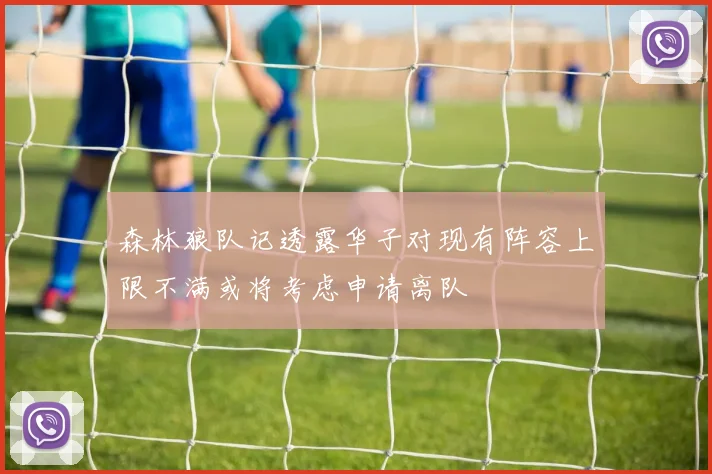 森林狼队记透露华子对现有阵容上限不满或将考虑申请离队
